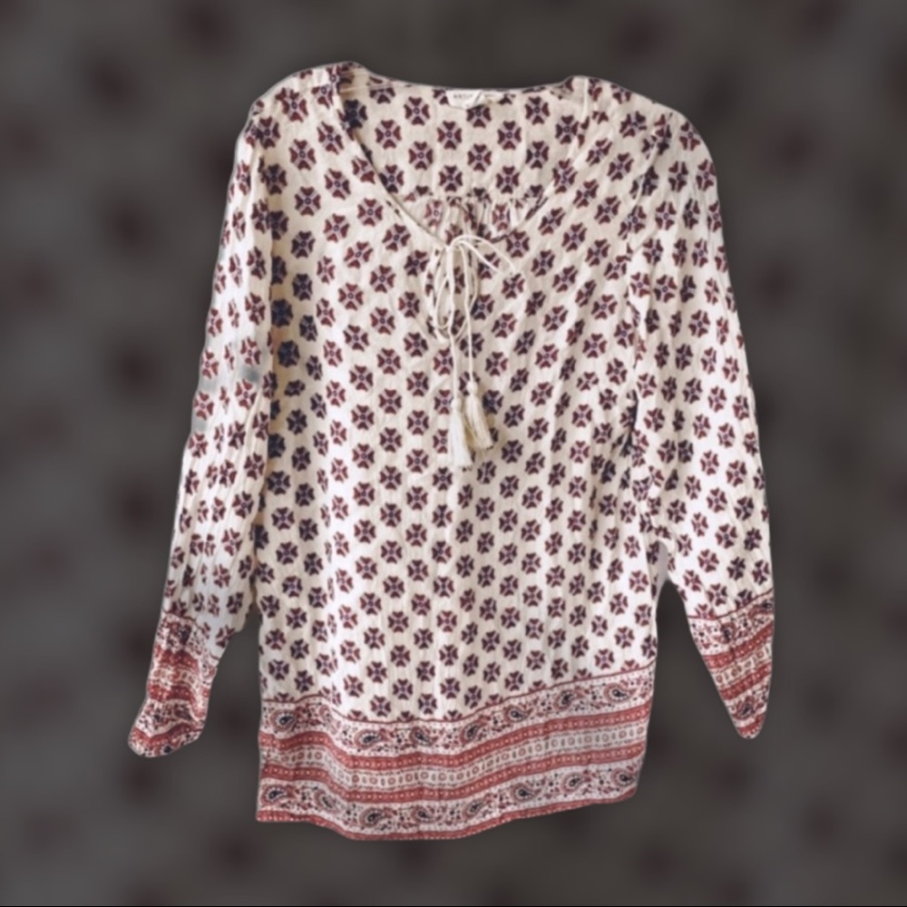 Artisan NY Anthropologie Flowy Boho Tunic Sz M